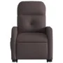 Elektrischer Massagesessel mit hochklappbarer Liege, dunkelbrauner Stoff von , Sessel - Ref: Foro24-3206827, Preis: 323,17 €,...