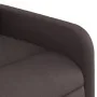 Elektrischer Massagesessel mit hochklappbarer Liege, dunkelbrauner Stoff von , Sessel - Ref: Foro24-3206827, Preis: 323,17 €,...