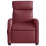 Sillón de masaje reclinable eléctrico tela rojo tinto de , Sillones - Ref: Foro24-3206693, Precio: 265,95 €, Descuento: %