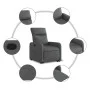 Hebbarer Liegesessel aus dunkelgrauem Stoff von , Sessel - Ref: Foro24-3206700, Preis: 260,40 €, Rabatt: %