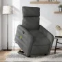 Silla de masaje reclinable de pie de tela gris oscuro de , Sillones - Ref: Foro24-3206709, Precio: 302,88 €, Descuento: %