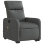 Silla de masaje reclinable de pie de tela gris oscuro de , Sillones - Ref: Foro24-3206709, Precio: 282,11 €, Descuento: %