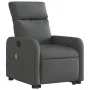 Silla de masaje reclinable de pie de tela gris oscuro de , Sillones - Ref: Foro24-3206709, Precio: 302,88 €, Descuento: %
