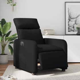 Sillón reclinable eléctrico de cuero sintético negro de , Sillones - Ref: Foro24-3206735, Precio: 231,38 €, Descuento: %