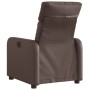Sillón reclinable eléctrico de cuero sintético marrón de , Sillones - Ref: Foro24-3206737, Precio: 232,27 €, Descuento: %
