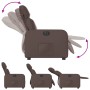 Sillón reclinable eléctrico de cuero sintético marrón de , Sillones - Ref: Foro24-3206737, Precio: 232,27 €, Descuento: %