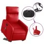 Sillón reclinable de masaje de pie cuero artificial rojo de , Sillones - Ref: Foro24-3206761, Precio: 315,91 €, Descuento: %