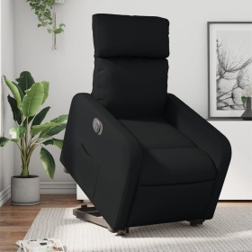 Sillón reclinable y elevable eléctrico cuero sintético negro de , Sillones - Ref: Foro24-3206763, Precio: 297,55 €, Descuento: %