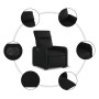 Sillón reclinable y elevable eléctrico cuero sintético negro de , Sillones - Ref: Foro24-3206763, Precio: 297,55 €, Descuento: %