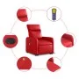 Sillón de majaje elevable eléctrico cuero artificial rojo de , Sillones - Ref: Foro24-3206775, Precio: 370,74 €, Descuento: %