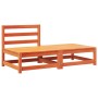 Sofá de jardín sin reposabrazos con cojines y reposapiés de , Sofás modulares de exterior - Ref: Foro24-838138, Precio: 121,6...