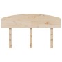 Cabecero de madera maciza de pino 135 cm de , Cabeceros y pies de cama - Ref: Foro24-842506, Precio: 44,03 €, Descuento: %