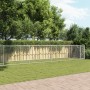 Jaula de perros con puerta acero galvanizado gris 12x2x1,5 m de , Casetas y cercados para perros - Ref: Foro24-3209582, Preci...