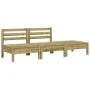 2-seater garden sofa with cushions and footrest by , Modular outdoor sofas - Ref: Foro24-838184, Price: 157,64 €, Discount: %