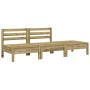 Sofá de jardín con cojines y reposapiés 2 plazas de , Sofás modulares de exterior - Ref: Foro24-838184, Precio: 159,27 €, Des...