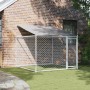 Jaula de perros techo y puerta acero galvanizado gris 2x2x2 m de , Casetas y cercados para perros - Ref: Foro24-172559, Preci...