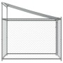 Jaula de perros techo y puerta acero galvanizado gris 2x2x2 m de , Casetas y cercados para perros - Ref: Foro24-172559, Preci...
