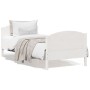 Estructura de cama con cabecero madera de pino blanca 90x200 cm de , Camas y somieres - Ref: Foro24-842567, Precio: 111,68 €,...