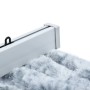 Cortina mosquitera de chenilla blanca y gris 56x185 cm de vidaXL, Mosquiteras para ventanas - Ref: Foro24-284279, Precio: 33,...
