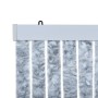 Cortina mosquitera de chenilla blanca y gris 56x185 cm de vidaXL, Mosquiteras para ventanas - Ref: Foro24-284279, Precio: 33,...