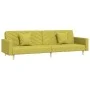 2-seater sofa bed with two green fabric pillows by , Sofas - Ref: Foro24-375905, Price: 274,00 €, Discount: %