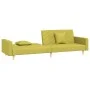 2-seater sofa bed with two green fabric pillows by , Sofas - Ref: Foro24-375905, Price: 274,00 €, Discount: %