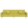 2-seater sofa bed with two green fabric pillows by , Sofas - Ref: Foro24-375905, Price: 274,00 €, Discount: %