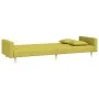 2-seater sofa bed with two green fabric pillows by , Sofas - Ref: Foro24-375905, Price: 274,00 €, Discount: %