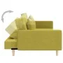 2-seater sofa bed with two green fabric pillows by , Sofas - Ref: Foro24-375905, Price: 274,00 €, Discount: %