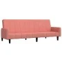 Sofá cama de 2 plazas terciopelo rosa de , Sofás - Ref: Foro24-375778, Precio: 257,58 €, Descuento: %