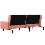 Sofá cama de 2 plazas terciopelo rosa de , Sofás - Ref: Foro24-375778, Precio: 257,58 €, Descuento: %