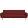 Sofá cama de 2 plazas tela rojo tinto de , Sofás - Ref: Foro24-375790, Precio: 267,76 €, Descuento: %