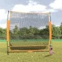 Red entrenamiento golf poliéster negro y naranja 215x107x216 cm de , Material de aprendizaje de golf - Ref: Foro24-93753, Pre...