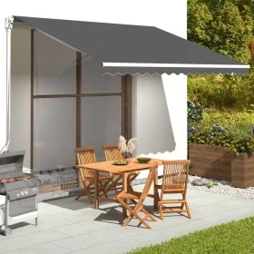 Tela de repuesto para toldo gris antracita 4x3,5 m de , Toldos - Ref: Foro24-311948, Precio: 60,26 €, Descuento: %