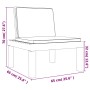 Juego de muebles de jardín 3 piezas con cojines PP blanco de , Conjuntos de jardín - Ref: Foro24-3203732, Precio: 169,04 €, D...