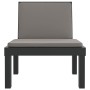 Juego muebles de jardín 3 piezas y cojines PP gris antracita de , Conjuntos de jardín - Ref: Foro24-3203731, Precio: 179,95 €...