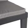Juego muebles de jardín 3 piezas y cojines PP gris antracita de , Conjuntos de jardín - Ref: Foro24-3203731, Precio: 179,95 €...