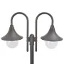 Garden street lamp with 2 bronze-colored aluminum lights E27 220 cm by , Outdoor lighting - Ref: Foro24-44209, Price: 130,76 ...