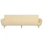 Sofá cama de 2 plazas tela color crema de , Sofás - Ref: Foro24-375855, Precio: 268,81 €, Descuento: %