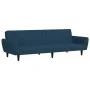 Sofá cama de 2 plazas terciopelo azul de , Sofás - Ref: Foro24-375857, Precio: 262,91 €, Descuento: %