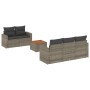 Set de muebles de jardín 6 pzas y cojines ratán sintético gris de , Conjuntos de jardín - Ref: Foro24-3224009, Precio: 377,75...