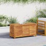 Caja de almacenaje de jardín madera maciza acacia 113x50x56 cm de , Cajas de almacenaje para exteriores - Ref: Foro24-365841,...