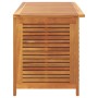 Caja de almacenaje de jardín madera maciza acacia 113x50x56 cm de , Cajas de almacenaje para exteriores - Ref: Foro24-365841,...