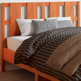 Bettkopfteil aus massivem Kiefernholz in Wachsbraun, 135 cm von , Kopf- und Fußteile - Ref: Foro24-844220, Preis: 46,74 €, Ra...