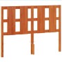 Cabecero de cama madera maciza de pino marrón cera 135 cm de , Cabeceros y pies de cama - Ref: Foro24-844220, Precio: 47,18 €...