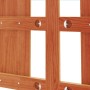 Cabecero de cama madera maciza de pino marrón cera 135 cm de , Cabeceros y pies de cama - Ref: Foro24-844220, Precio: 47,18 €...