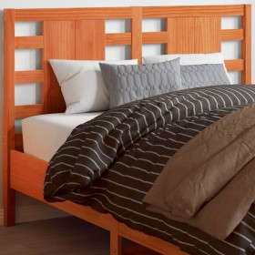 Cabecero de cama madera maciza de pino marrón cera 135 cm de , Cabeceros y pies de cama - Ref: Foro24-844333, Precio: 50,83 €...