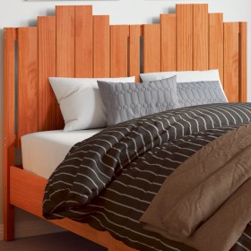 Cabecero de cama madera maciza de pino marrón cera 135 cm de , Cabeceros y pies de cama - Ref: Foro24-844283, Precio: 50,70 €...