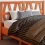 Bettkopfteil aus massivem Kiefernholz in Wachsbraun, 160 cm von , Kopf- und Fußteile - Ref: Foro24-844306, Preis: 45,12 €, Ra...