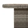 Mesa de jardín ratán PE y madera acacia gris 110x110x71 cm de , Mesas de jardín - Ref: Foro24-368273, Precio: 179,01 €, Descu...